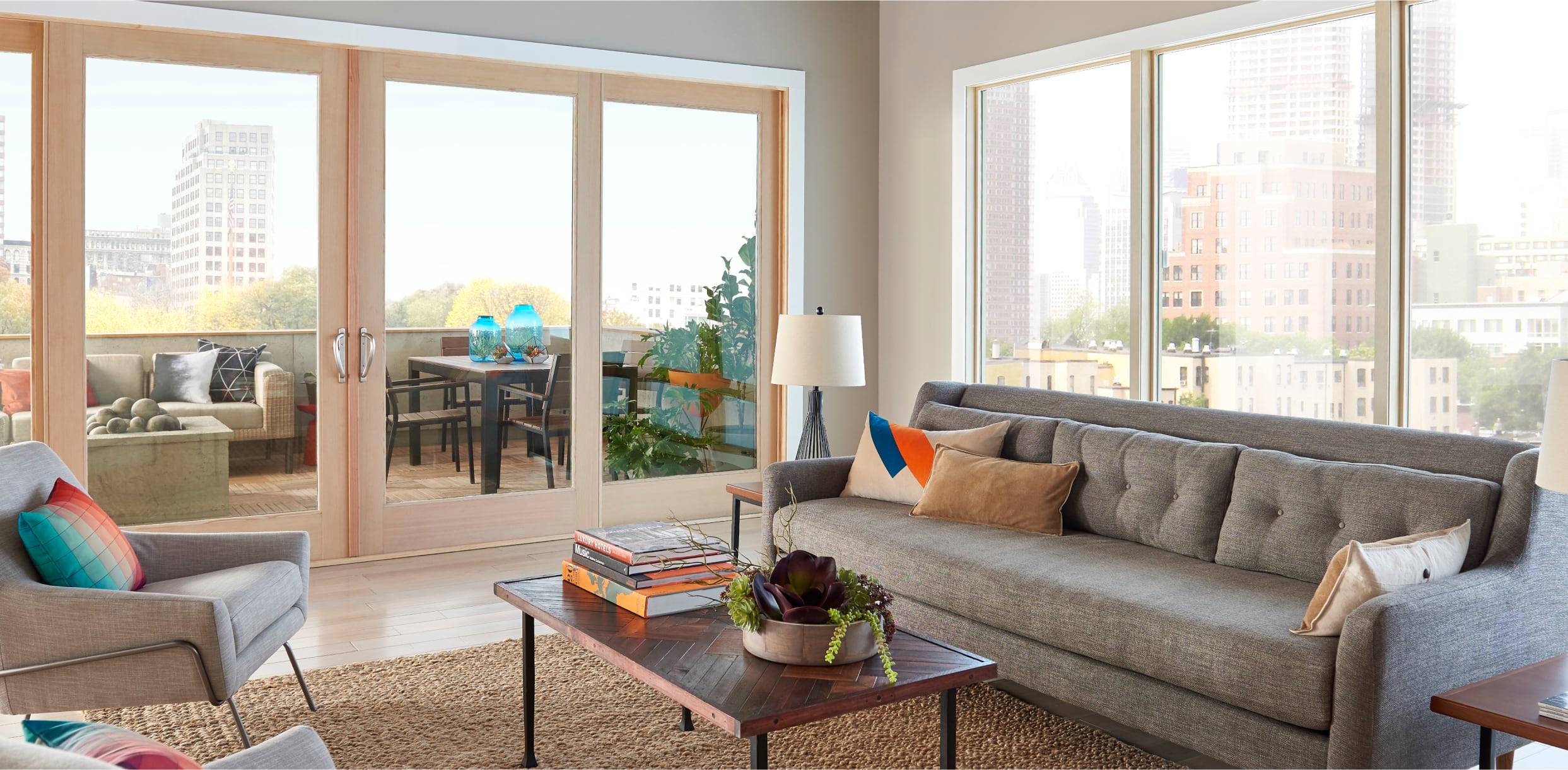 Interior MIRA Bi-Parting Multi-Slide Patio Door