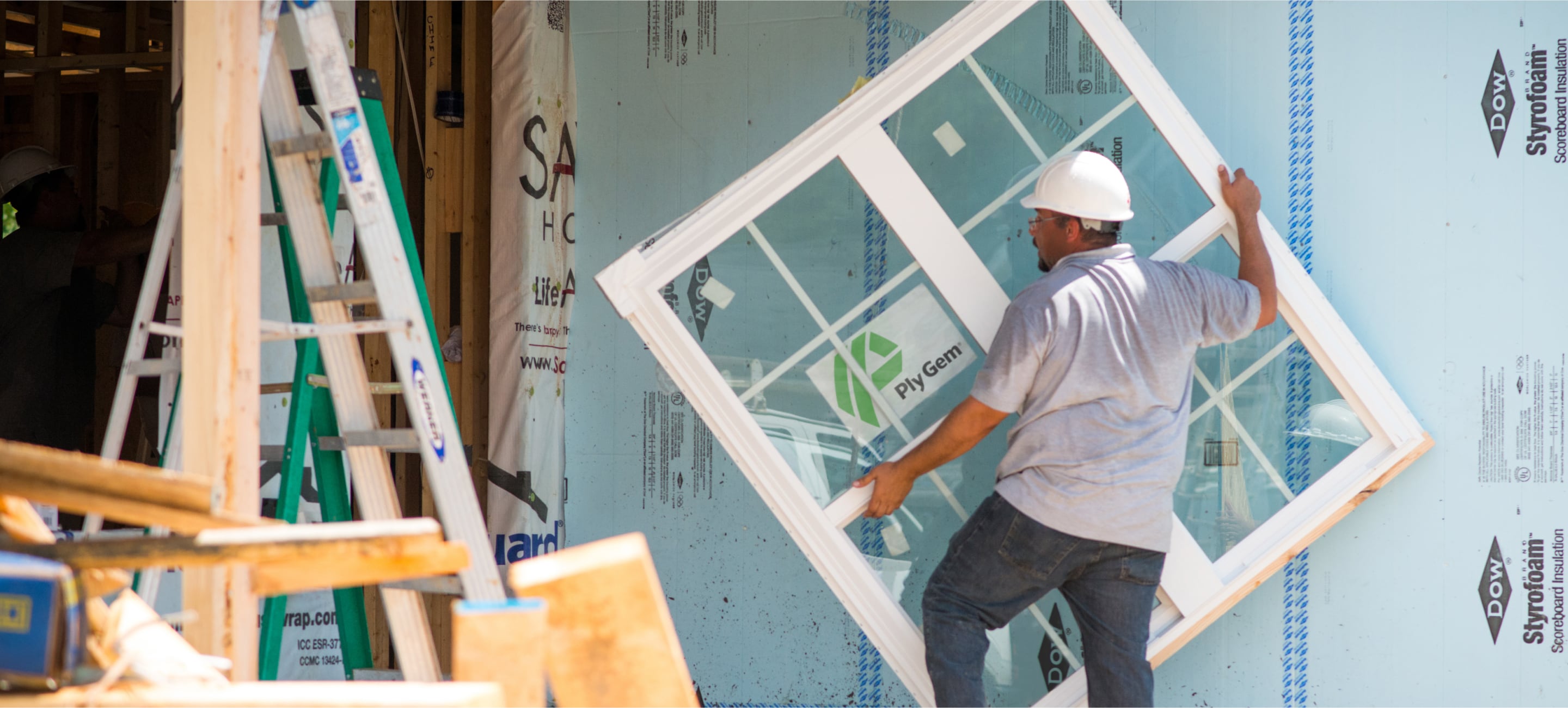 Person Installing a LULA Window - Resources for Window Professionals