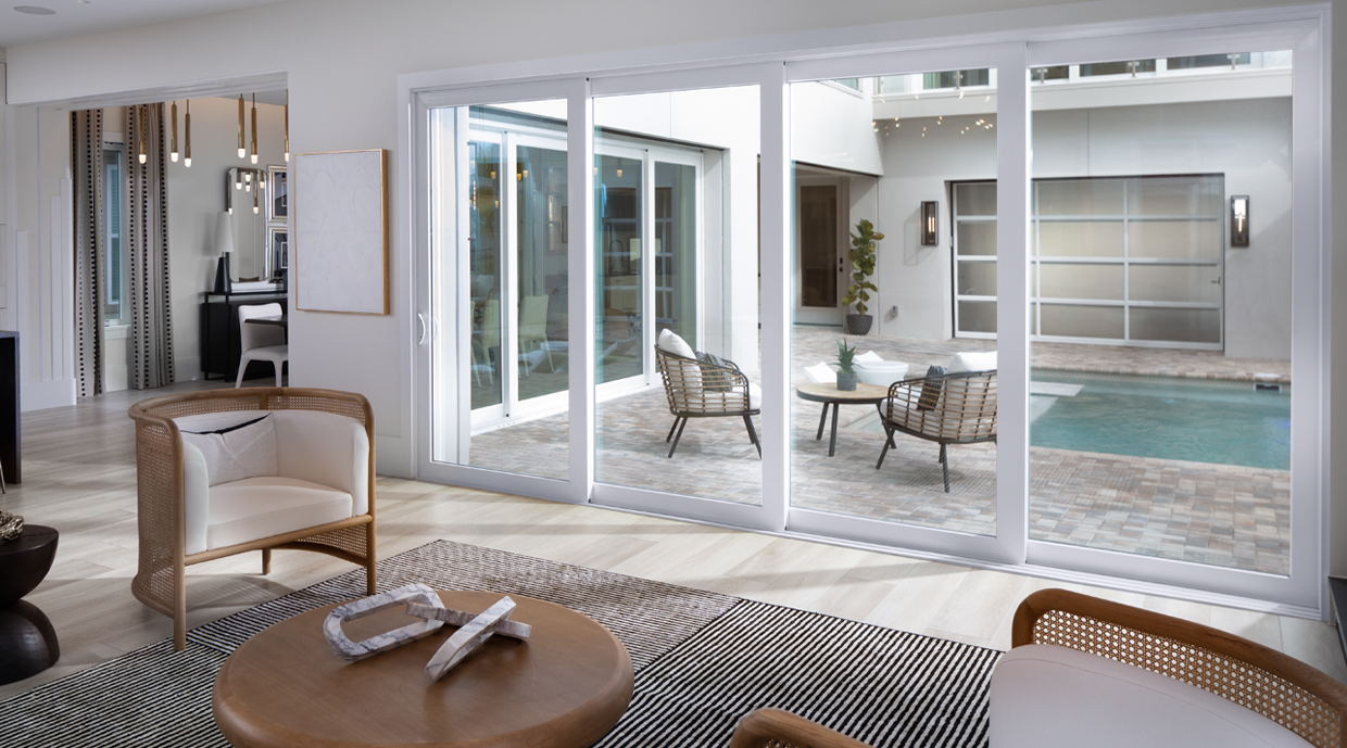 LULA Perspective Mult-Slide Patio Door connects the interior and exterior