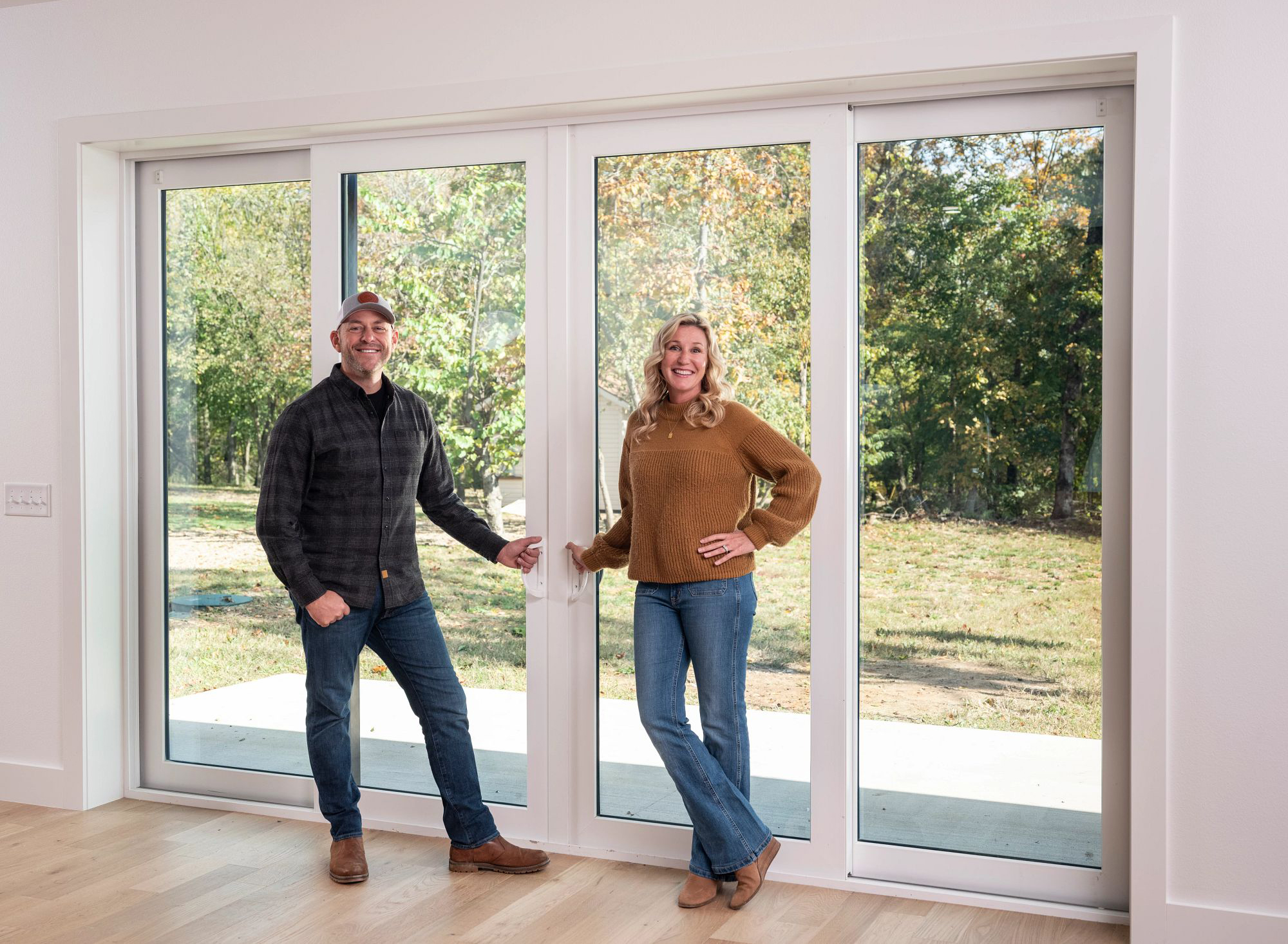 high velocity rated LULA perspective 4 panel bi parting impact doors